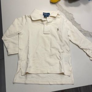 Used in good condition polo Ralph Lauren shirt beige size 2t no stains